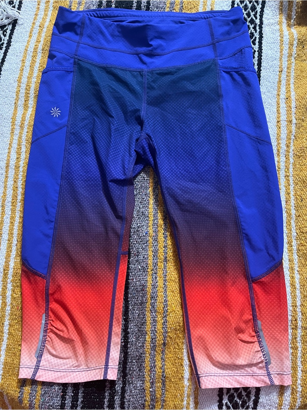 Athleta  Ombre Capri Leggings